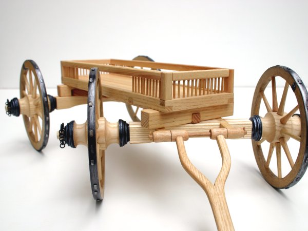 Modellbau - Hallstattzeitlicher Wagen - VI